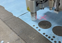oscillating knife cutting machine