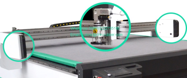 cnc oscillating knife cutting machine