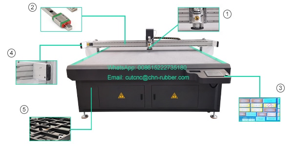 computer controlled knife cutting machine