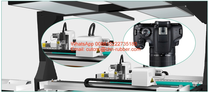 Industrial CNC Leather Cutting Machine with Vision System