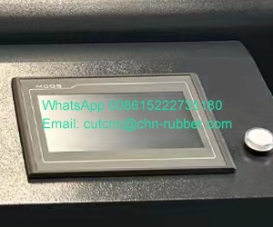 automatic gasket cutting machine control panel