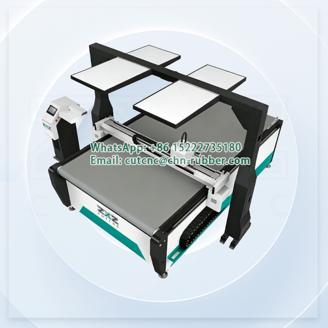 ZXZ Leather Clothing Material Cutting Machine With Oscillating Knife 