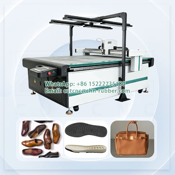 1625 CCD recognition projection system cutting machine for shoes