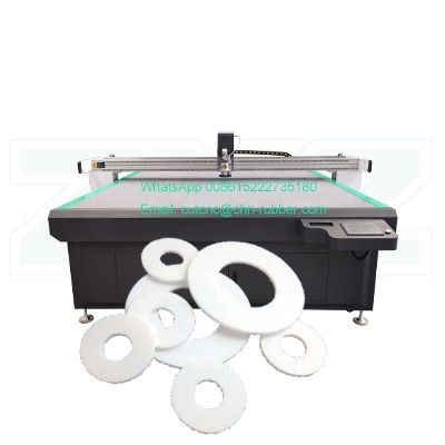 PTFE Gasket sheet material cnc blade cutting machine 400W Servo knife